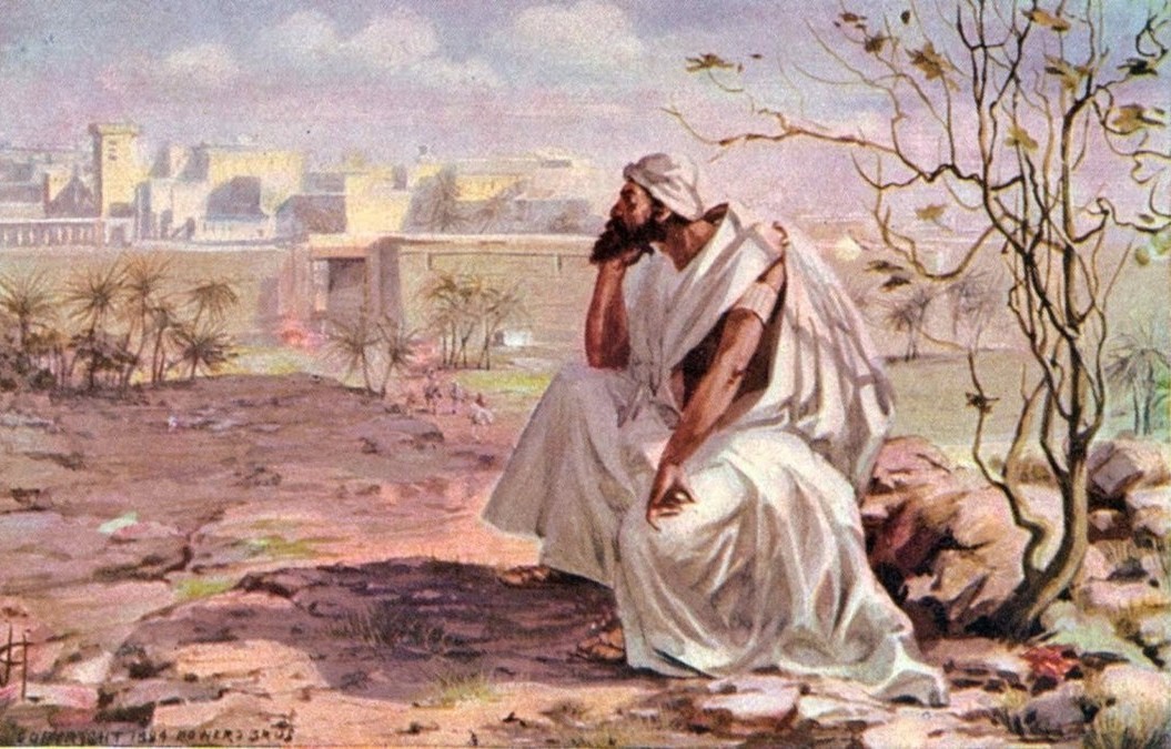 Пророк Иона и червь, погубивший растение